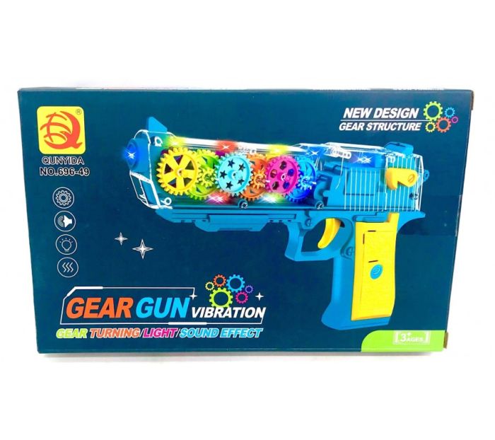 Gun with Gears (light/sound) 696-49