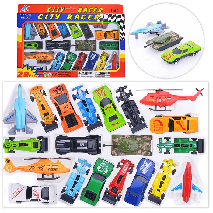 Car set 20 in 1 City Racer