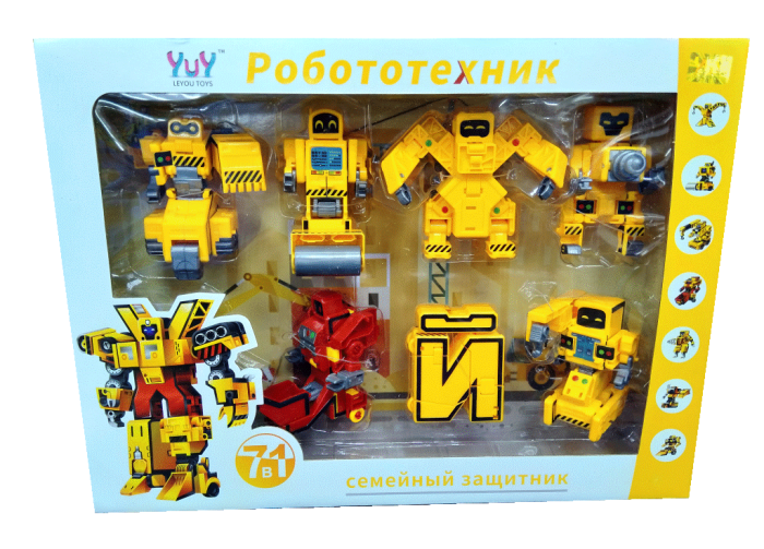 Transformers Letters Set (Robotnik 7 in 1)