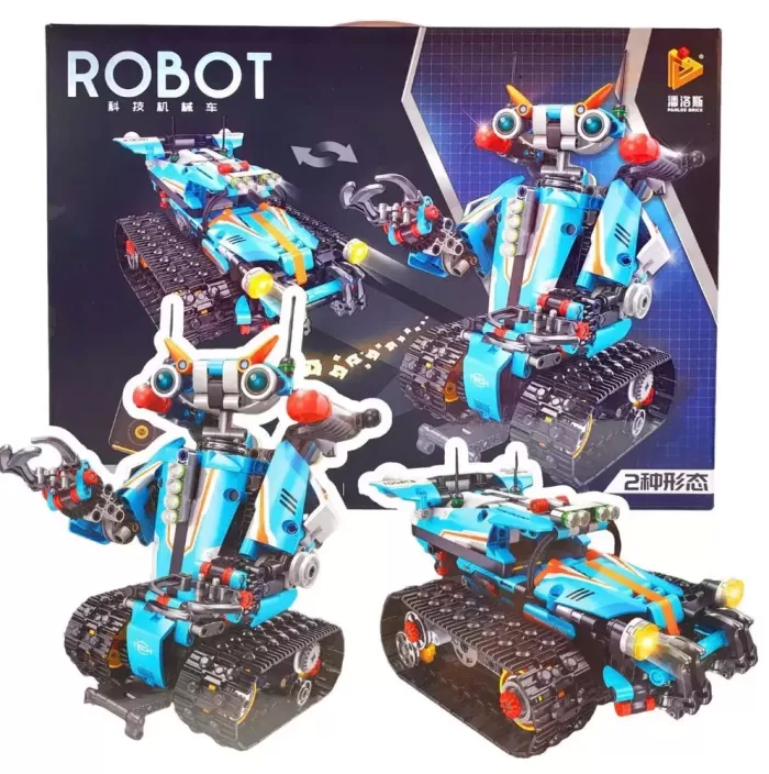 Constructor ТCreator RobotУ Transformer robot-vehicle on remote control 2 in 1, 701 parts