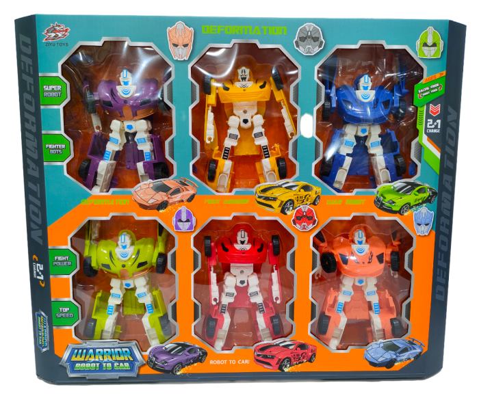 Play set ZIYU TOYS ТRobots - TransformersУ 6in1