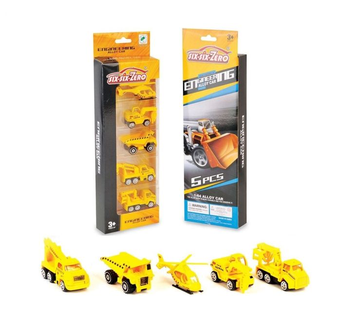 Construction vehicle set 4in1 Six-six-Zero yellow