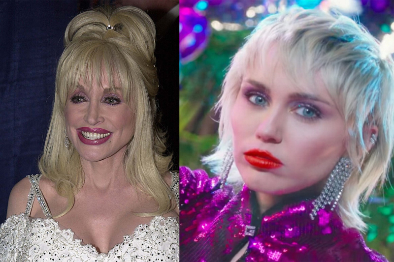 5 Times Dolly Parton And Miley Cyrus Shared A Matching Beauty Moment