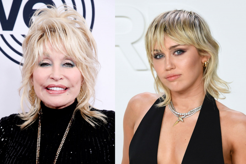 5 Times Dolly Parton And Miley Cyrus Shared A Matching Beauty Moment