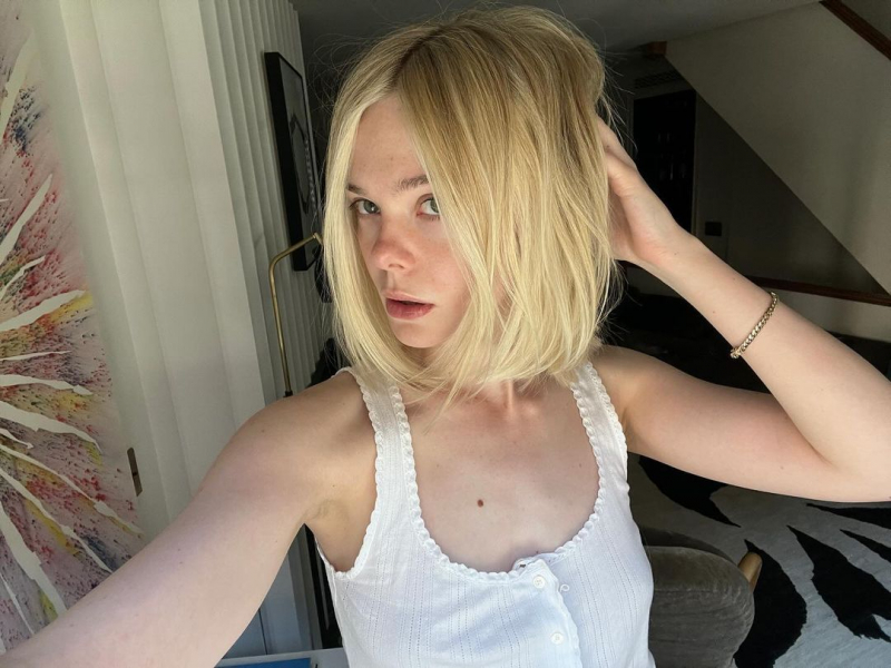 Elle Fanning Just Cut Off All Her Hair – And Joined Team Bob