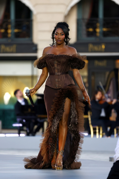 Aya Nakamura Kicks Off Vogue World: Paris In An Amy Winehouse-Inspired Jean Paul Gaultier Corset