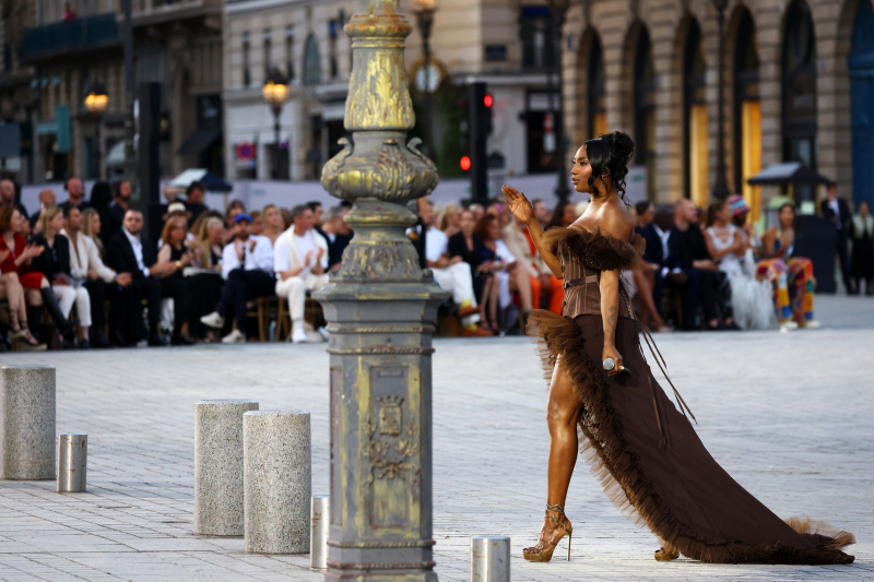 Aya Nakamura Kicks Off Vogue World: Paris In An Amy Winehouse-Inspired Jean Paul Gaultier Corset